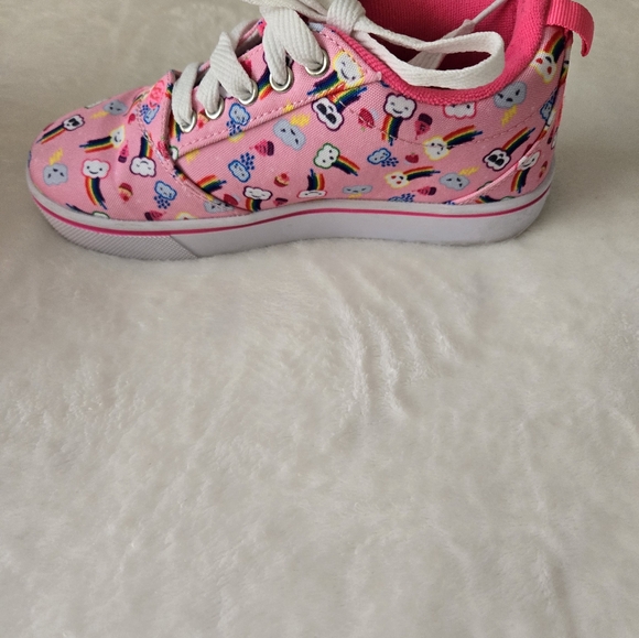 Pink Heelys Girls Shoes Size 2 - Picture 3 of 11